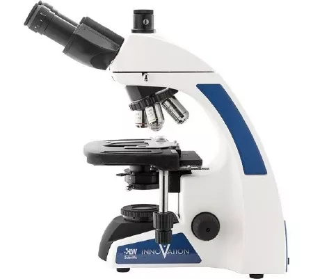 LW Scientific Innovation Series Biological Microscope Siedentopf Type Binocular Head Infinity Plan 4X, 10X, 20X, 40X, 100X 90 to 240V, 50/60Hz Mechanical Stage - M-1083380-3438 - Each