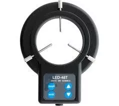 LW Scientific Variable LED Ring Light 3 X 9 X 10 Inch, Black, 48 Bulb, 1 Year Warrenty For Stereo Microscope - M-1012721-1702 - Each