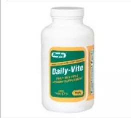 Major-Rugby Pharmaceuticals Daily-Vites Vitamin/Supplement Tablets 1000/Bt