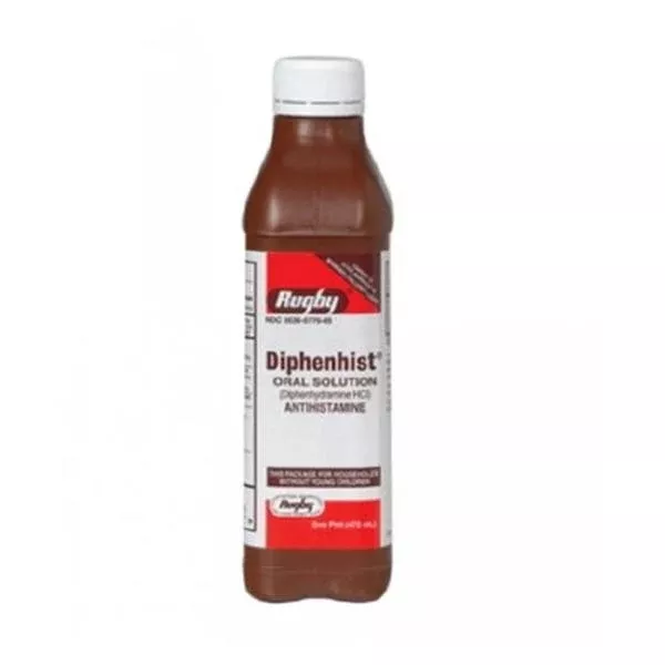 Major-Rugby Pharmaceuticals Diphenhist Solution 12.5/5mL 16OZ/Bt