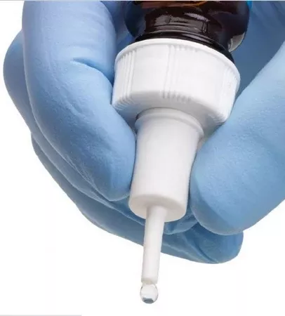 Market Lab Inc Control Dropper Tip 20 mm, Disposable, Latex-free, Reusable Caps, Works on most 2, 5 and 10 mL non-threaded vials For Threaded Vials - M-915017-2346 | Box of 100