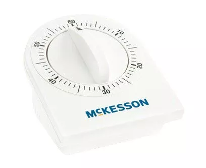 Mechanical Timer Count Down McKesson 60 Minutes Dial Display - M-476695-4130 | Each