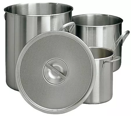 Medegen Medical Products Cover Storage Container Silver Stainless Steel Ea