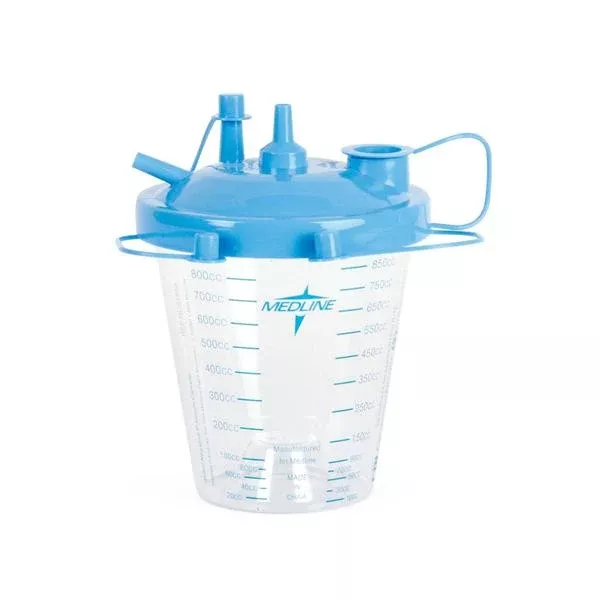 Medline IndustriesCanister Suction 850mL With Floating Lid 12/Ca