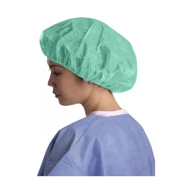 Medline IndustriesCap Bouffant Boundary 24 in Green 500/Ca
