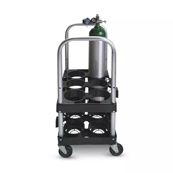 Medline IndustriesCart Cylinder Rack-N-Roll 17x11-1/2x25-1/2" Ea