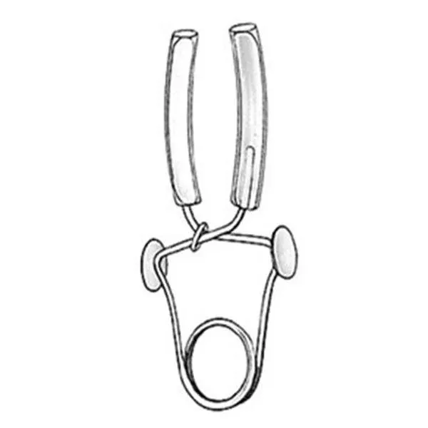 Medline IndustriesClamp Penile Strauss Stainless Steel/Rubber Lined 4-1/3" Ea