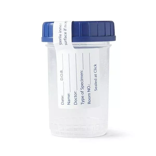 Medline IndustriesClick N Close Specimen Container 4oz Sterile 300/Ca