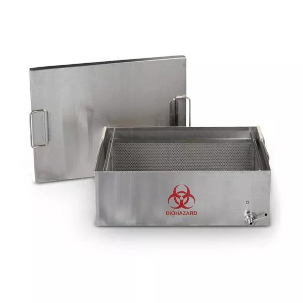 Medline IndustriesContainer Specimen Transport Standard Silver Ea
