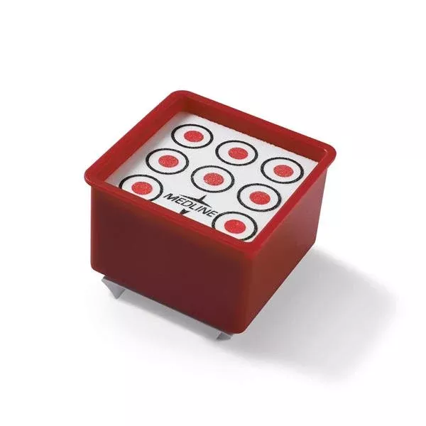 Medline IndustriesCounter Needle Nest Foam 3x3x3" Red Sterile 50/Ca