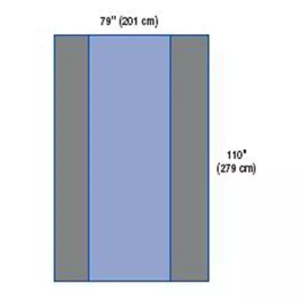 Medline IndustriesCover Surgical Table 79X110" Heavy Duty Sterile 12/Ca