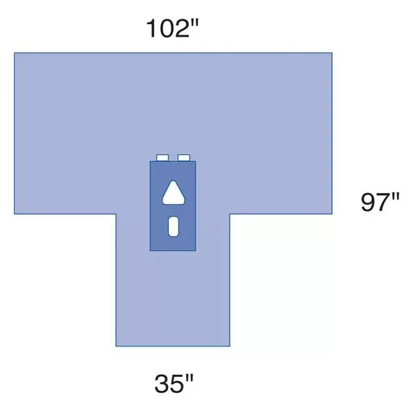 Medline IndustriesDrape Abd Lap Proxima 7.5x8.5x8.5/3x7 Fen 12x97x35 Strl 8/Ca