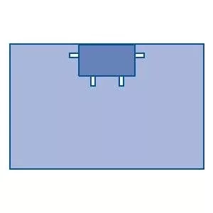 Medline IndustriesDrape Bar OrthoMax Non-Fenestrated 72" x 113 6/Ca
