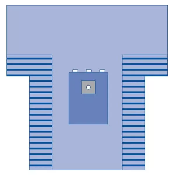 Medline IndustriesDrape Extremity Surgical 2-1/2" Fenestrated 121x128x9" Strl 6/Ca