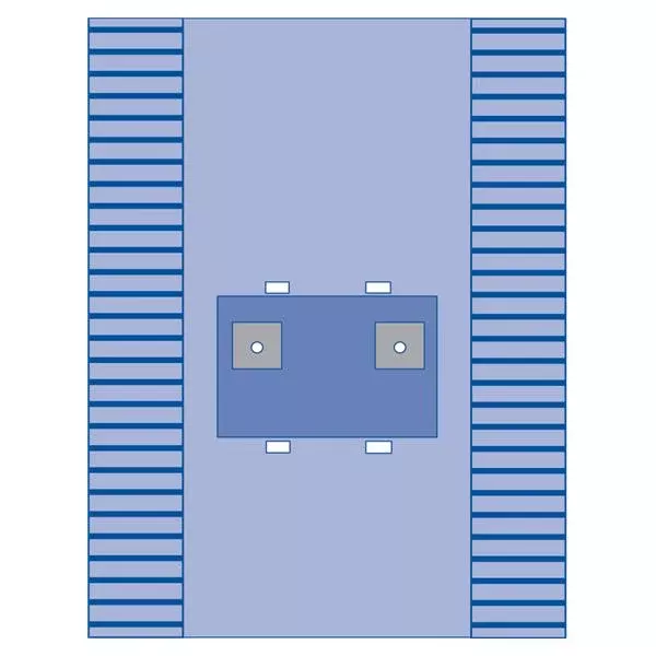 Medline IndustriesDrape Extremity Surgical 2-1/2" Fenestrated 74x121" Sterile 12/Ca