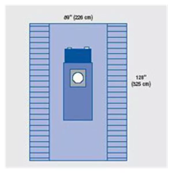 Medline IndustriesDrape Hip Surgical Proxima 9" Fenestrated 89x128" Sterile 12/Ca