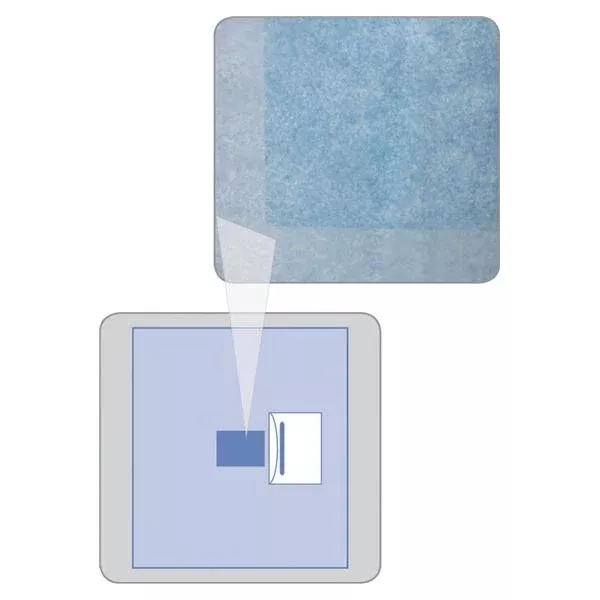 Medline IndustriesDrape Opth Surgical Incise InvisiShield Fen 48x51 Strl 40/Ca