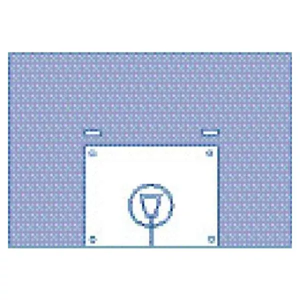 Medline IndustriesDrape Shoulder Surgical OrthoMax 6x8-1/2" Fenestrated 1x6" 5/Ca