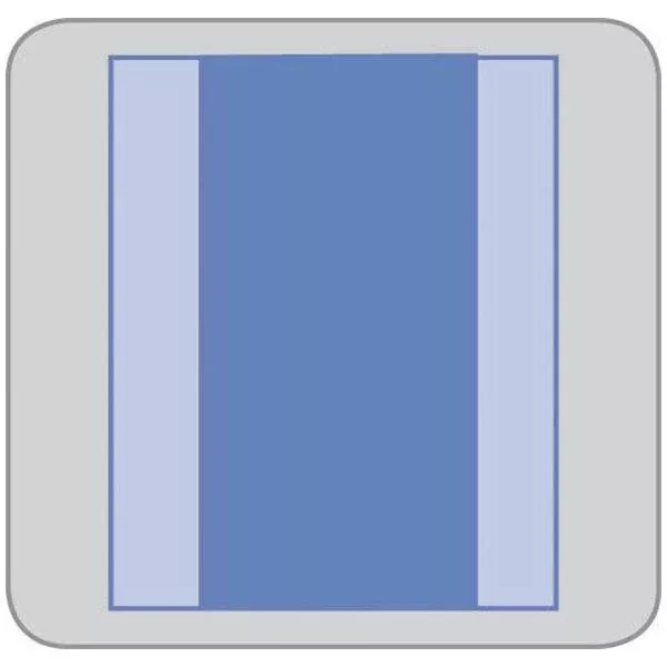 Medline IndustriesDrape Surgical Incise InvisiShield Fenestrated 36x33" 40/Ca