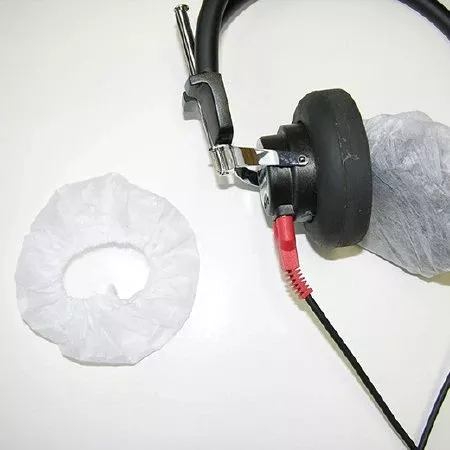 Micro Audiometrics Headphone Cushion Covers White, Disposable For Audiometers - M-862288-4333 | Bag of 50