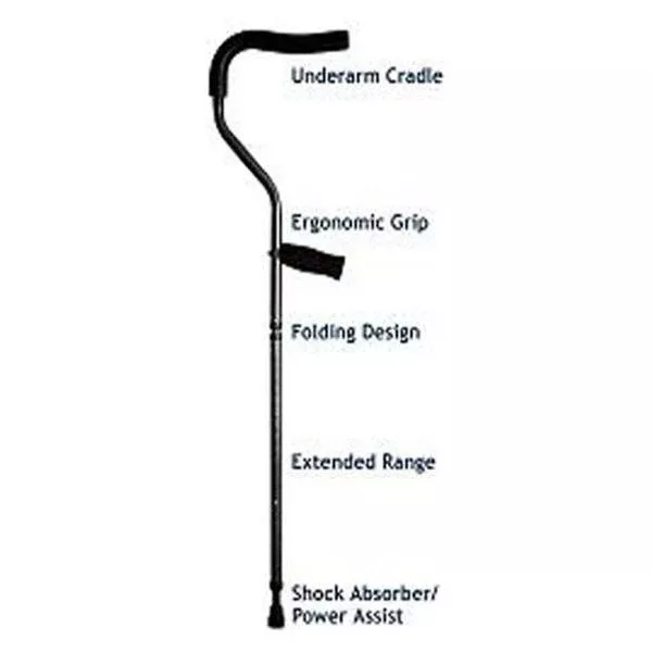 Millennium Medical Crutch Aluminum 6Pr/Ca