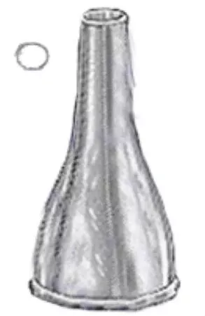 Miltex Ear Speculum Tip Oval Tip Size 1 Chrome Plated 4 mm Reusable - M-507652-2555 | Each