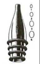 Miltex Ear Speculum Tip Oval Tip Size 3 Chrome Plated 5 mm Reusable - M-630442-1819 | Each