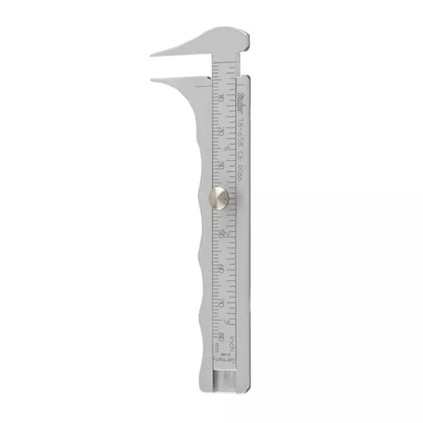 Miltex-Integra Miltex Caliper Jameson 3-3/4" Thin Tip Graduated mm/Inches Chrome Ea