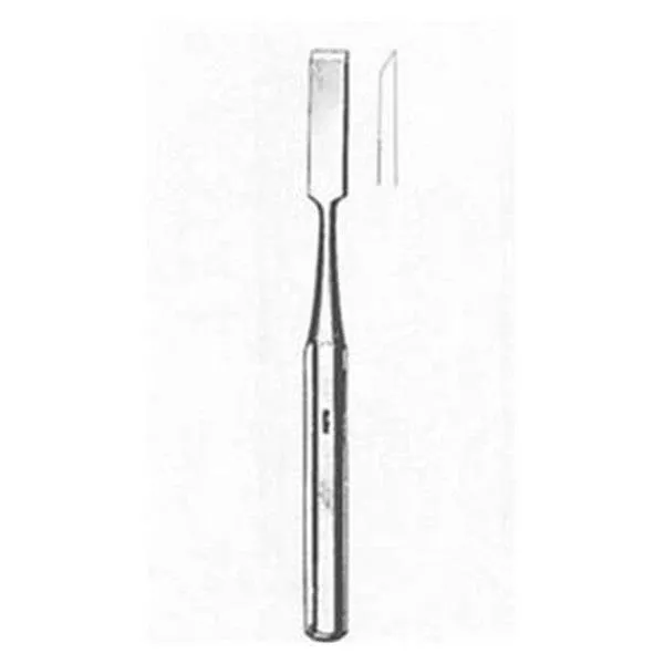 Miltex-Integra Miltex Chisel Hibbs 9" Straight 1/4" Tip Stainless Steel Ea