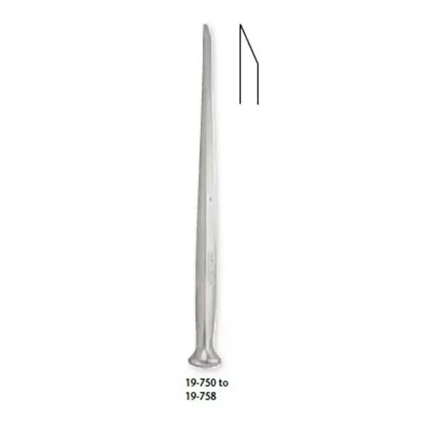 Miltex-Integra Miltex Chisel Mastoid Alexander 7" 4mm Stainless Steel Ea
