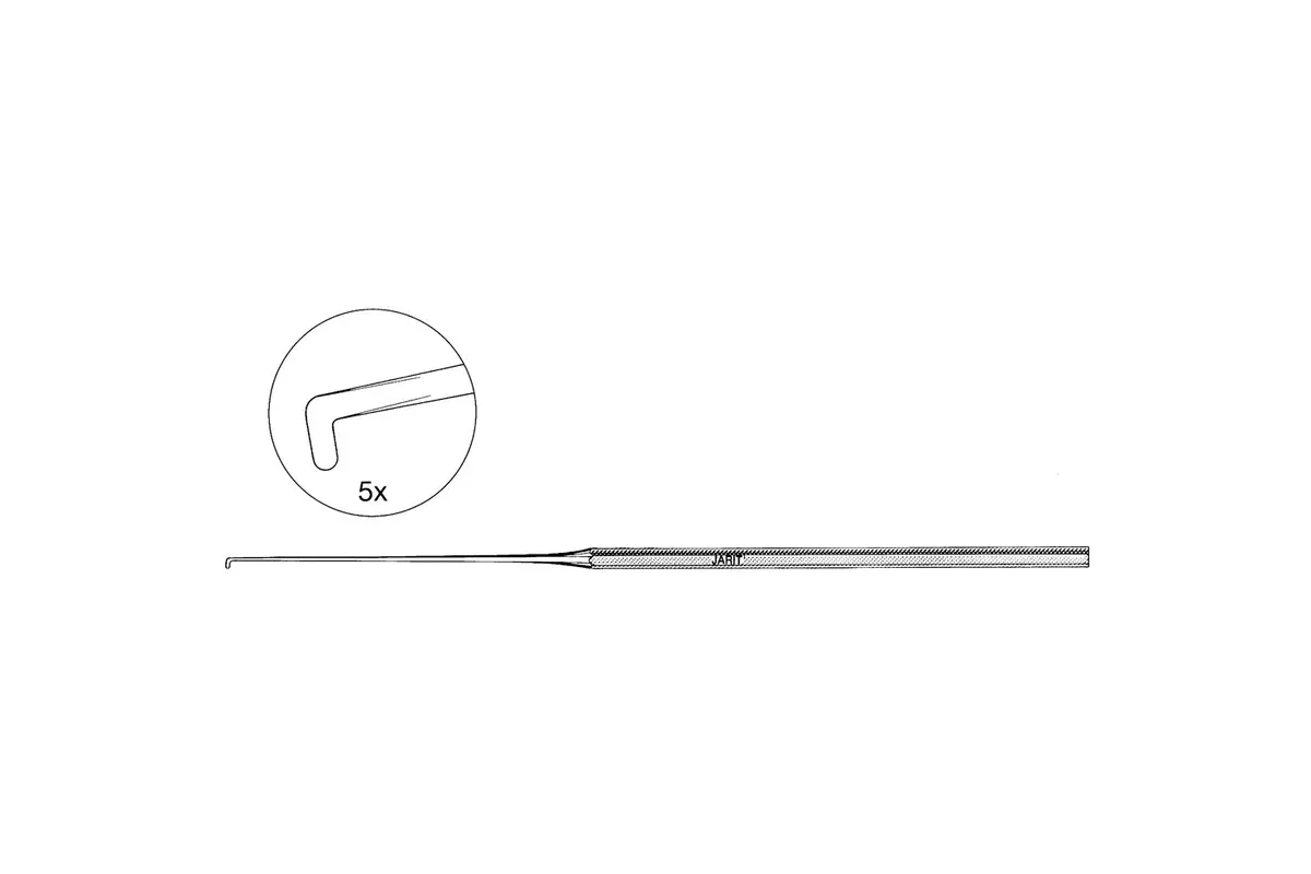 Miltex-Integra Miltex Dissector House-Crabtree 6-5/8" 90 Degree Angle 0.5mm Tip Ea