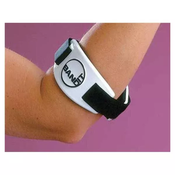 North Coast Medical Brace Magnetic Band-It XM Elbow Black/White Universal Ea