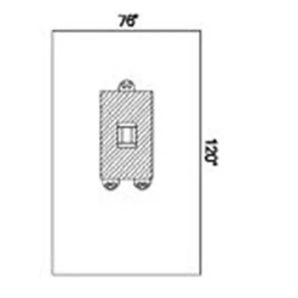 O & M Halyard Drape Minor Procedure 1-1/2x2" Fenestrated 30x30 Blu Strl 25x4/Ca
