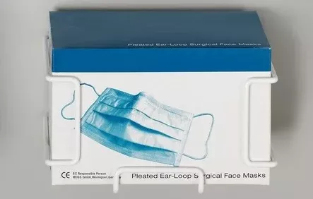 Palmero Sales Dispenser Face Mask Clear For Earloop Pleated Masks Ea