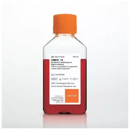 PANTek Technologies LLC Culture Media Corning Dulbeccos Modified Eagle Medium (DMEM) with L-Glutamine and Glucose Liquid - M-1019411-4708 | Case of 6