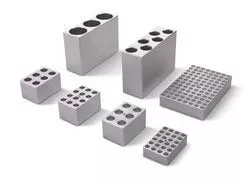 PANTek Technologies LLC Dry Bath Block 6 X 2 mL Block, 30 X 36 X 54 mm, 6-Places For Compact Dry Bath/Block Heater - M-997767-4717 - Each