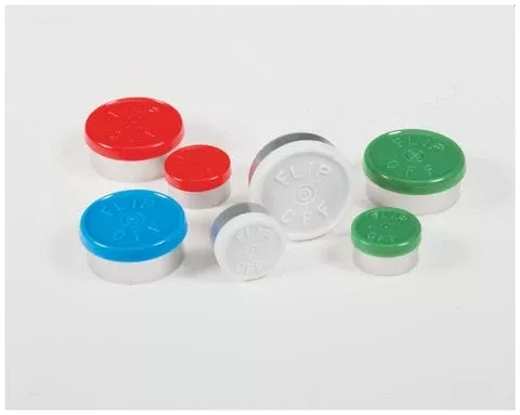 PANTek Technologies LLC Flip-Off Button-Top 20 mm Thread, White, Autoclavable - M-1052587-512 - Case of 1000