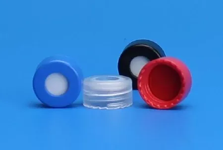 PANTek Technologies LLC JGFinneran R.A.M.™ Ribbed Cap Polypropylene Screw Cap Black 9 mm - M-1046546-118 - Case of 1000