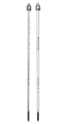 PANTek Technologies LLC Liquid-in-Glass Thermometer Fisherbrand™ Celsius -20° to +150°C Total Immersion Free-standing Does Not Require Power - M-843338-1872 - Each