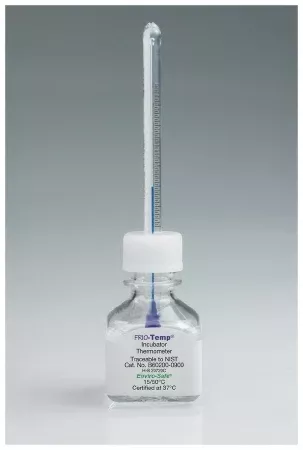 PANTek Technologies LLC Liquid-in-Glass Thermometer Fisherbrand™ Enviro-Safe Celsius 15° to 50°C Partial Immersion Free-standing Does Not Require Power - M-920199-3144 - Each