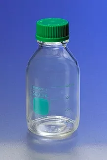 PANTek Technologies LLC Media Storage Bottle PYREXPLUS PVC-Coated Round / Wide Mouth Polypropylene 1,000 mL (32 oz.) - M-997663-2099 - Case of 4