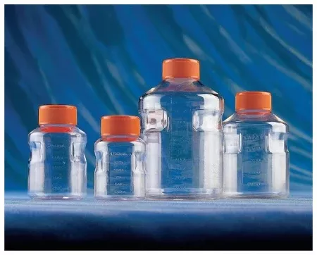 PANTek Technologies LLC Storage Bottle Corning Easy Grip Wide Mouth Polystyrene 500 mL (16 oz.) - M-1057230-1865 - Case of 24