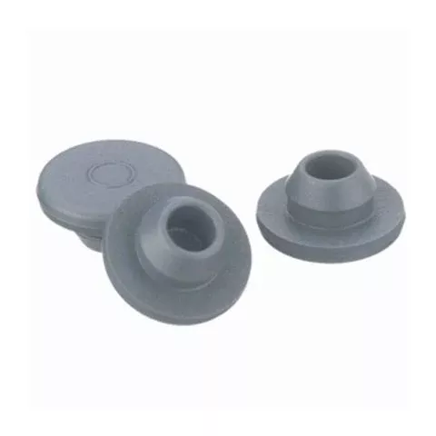 PANTek Technologies LLC Ultra Pure Straight Plug 0.7 I.D. X 1.3 cm O.D., Gray, Autoclavable, 47 Shore A Hardness For Lyophilization - M-1048330-2871 - Case of 1000