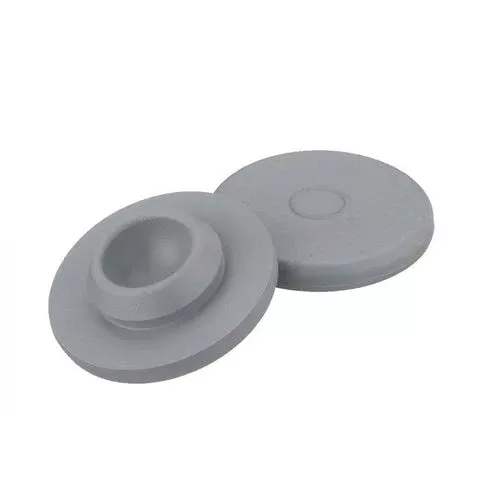 PANTek Technologies LLC Wheaton Bottle Stopper Bromobutyl Rubber Snap-On Gray 3 cm For 1.5 cm I.D, 3 cm O.D. Mouth of Vials and Serum Bottles NonSterile - M-982065-3159 - Case of 1000