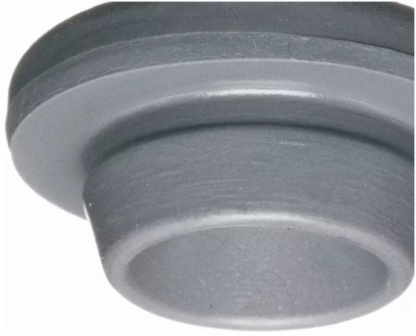 PANTek Technologies LLC Wheaton Bottle Stopper Butyl Rubber Snap-On Gray 2 cm For 1.3 cm I.D., 2 cm O.D. Mouth of Serum Bottles and Vials NonSterile - M-1052583-1755 - Case of 1000