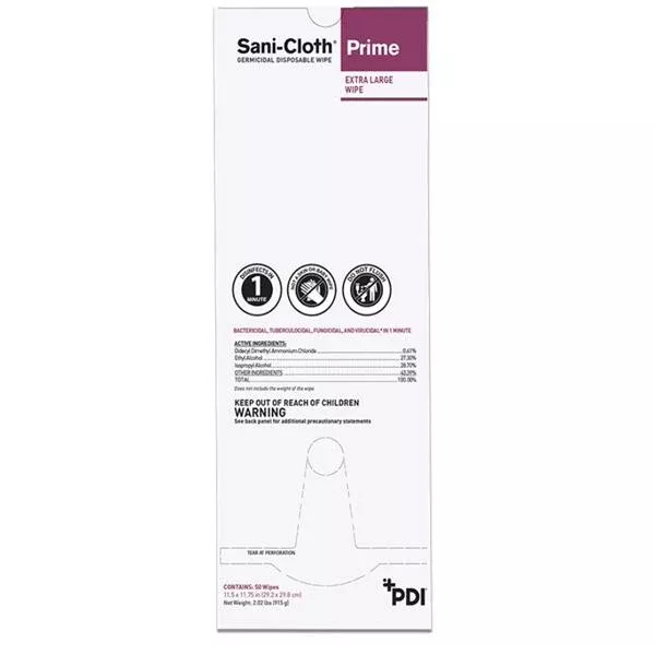 PDI Professional Disposables Disinfectant 50/Pk, 10 PK/CA (H06182)