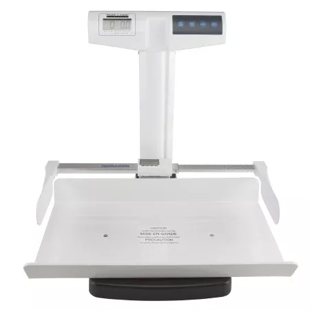 Pediatric Scale with Height Rod Health O Meter Digital LCD Display 50 lbs. Weight Capacity White - M-1131498-1364 | Each
