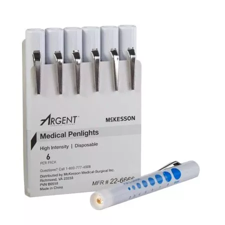 Penlight McKesson White Light 4-1/2 Inch Disposable - M-193987-1426 | Each