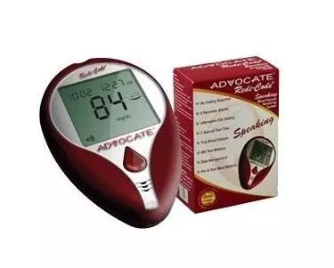 Pharma Supply Inc Blood Glucose Meter Advocate 5 Second Results Stores Up To 400 Results No Coding Required - M-1133562-2342 | Each