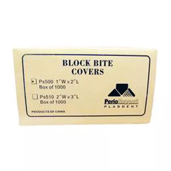 Plasdent (Perio Support Div) Cover Bite Block 1 in x 2 in 1000/Bx